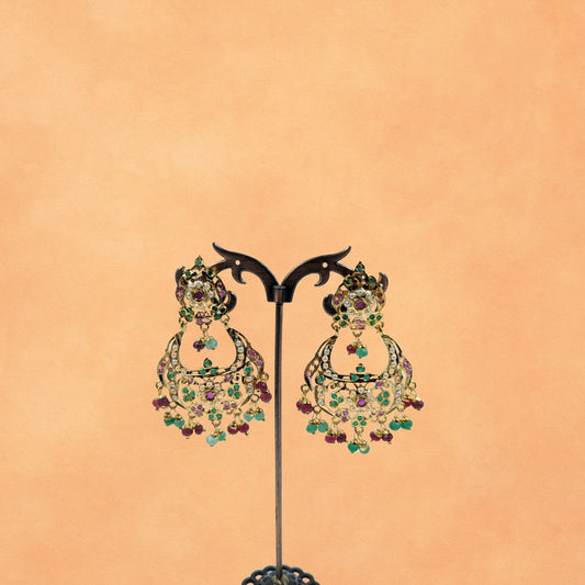 Devanshi Bloom Jadau Earrings