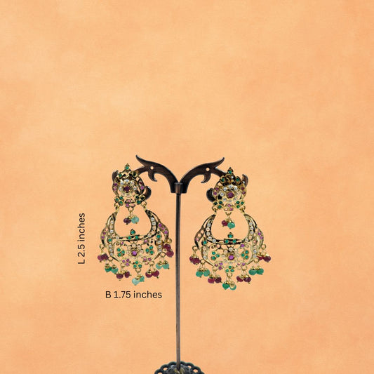 Devanshi Bloom Jadau Earrings