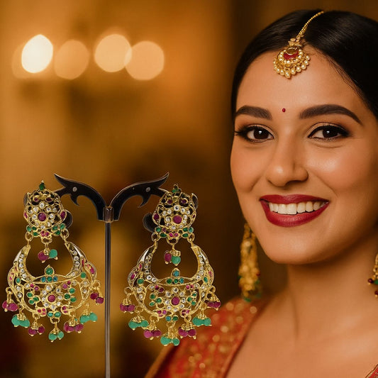 Devanshi Bloom Jadau Earrings
