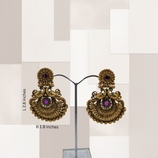 Devi Elegance Temple Earrings