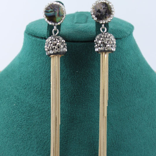 Golden Luxe Cascade Korean Fashion Jewelry Set