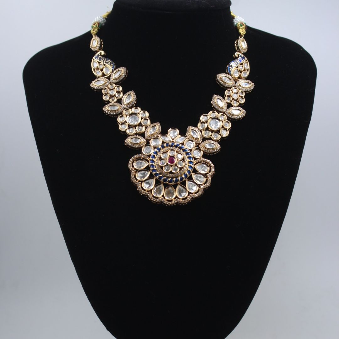 Imperial Bloom Kundan Necklace Set