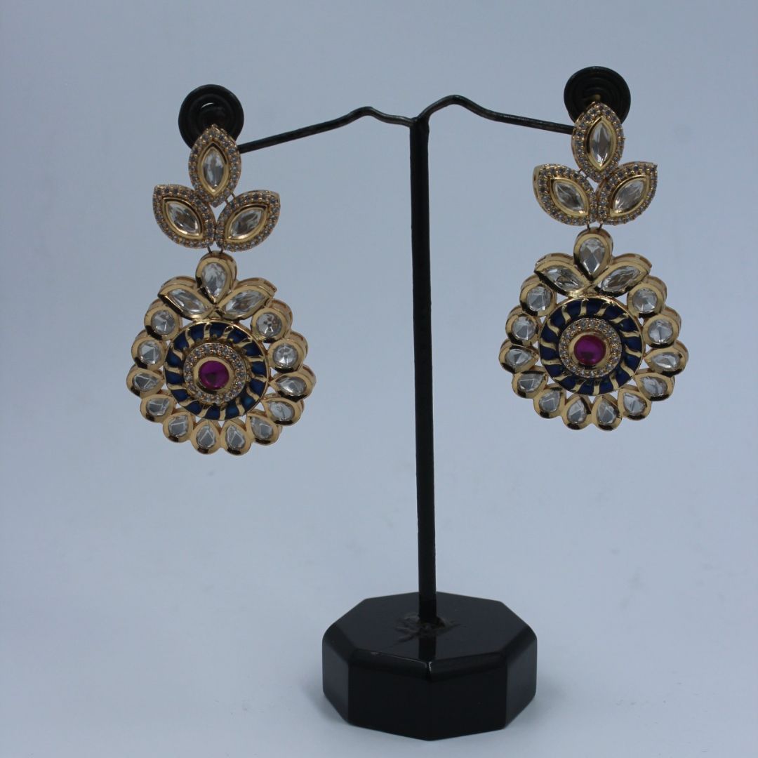 Imperial Bloom Kundan Necklace Set