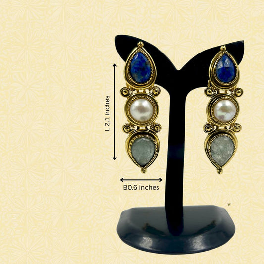 Mystic Royale Triple Drop Earrings