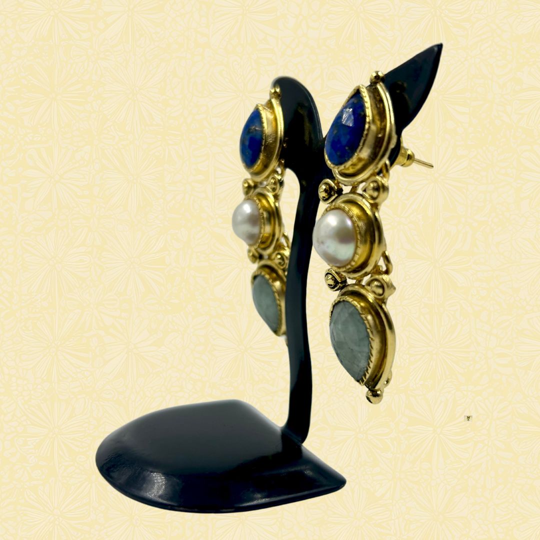 Mystic Royale Triple Drop Earrings