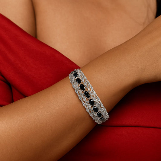 Noir Royale American Diamond Bracelet
