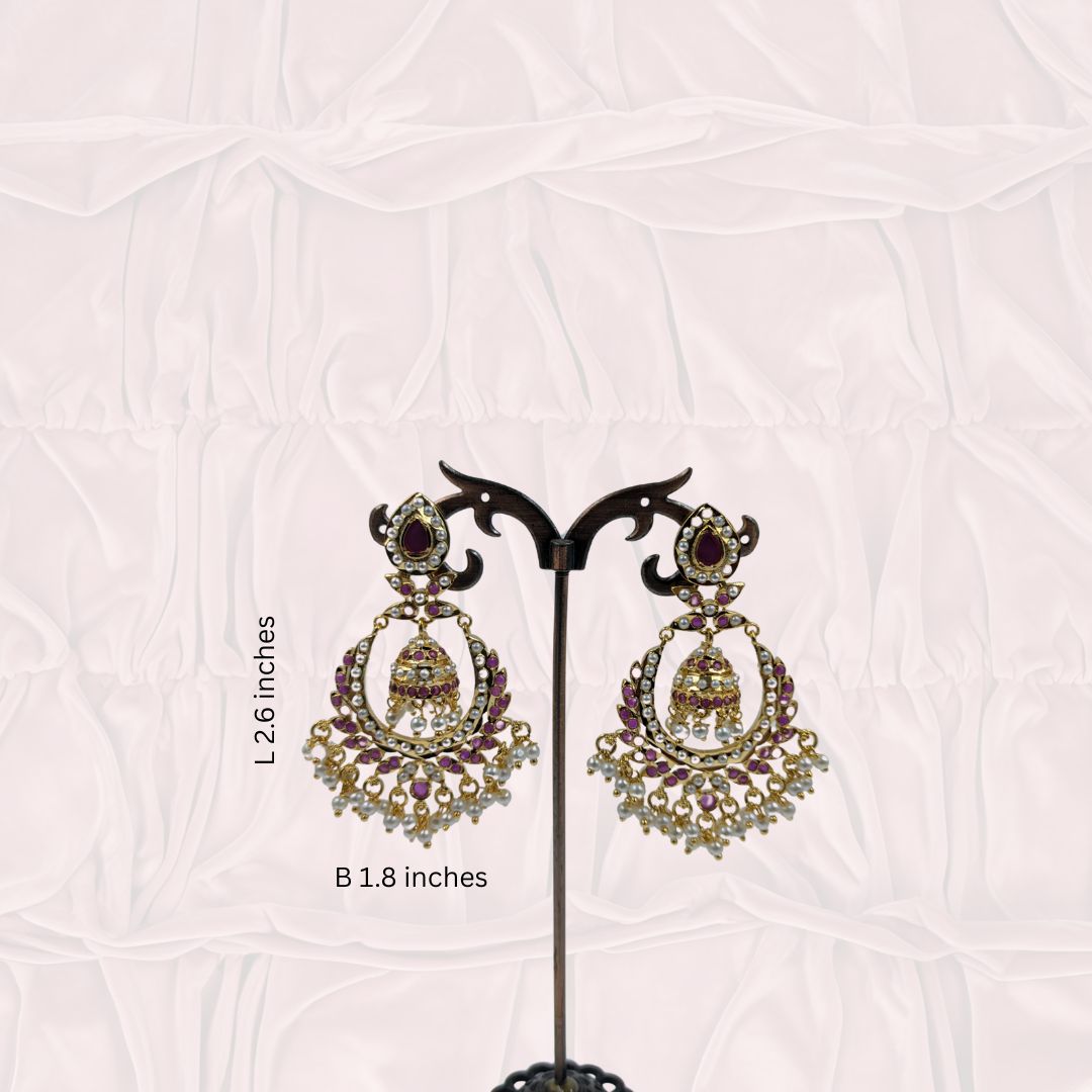 Rasika Ruby Pearl Chandbalis