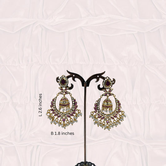 Rasika Ruby Pearl Chandbalis
