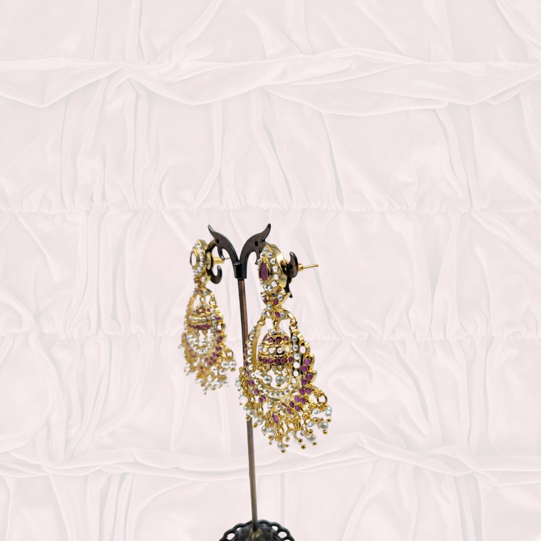 Rasika Ruby Pearl Chandbalis