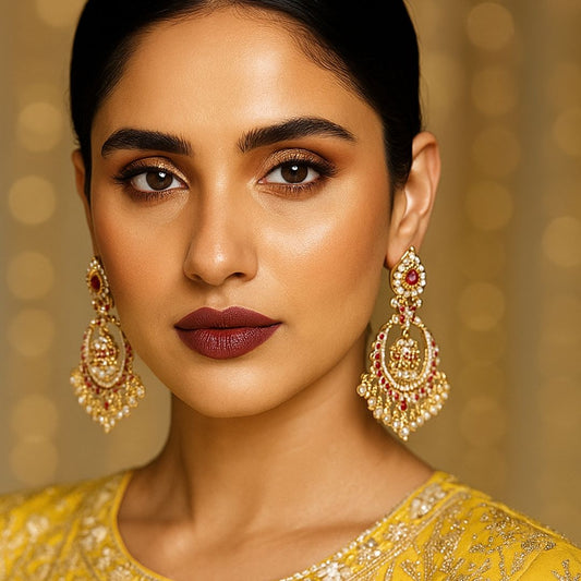 Rasika Ruby Pearl Chandbalis