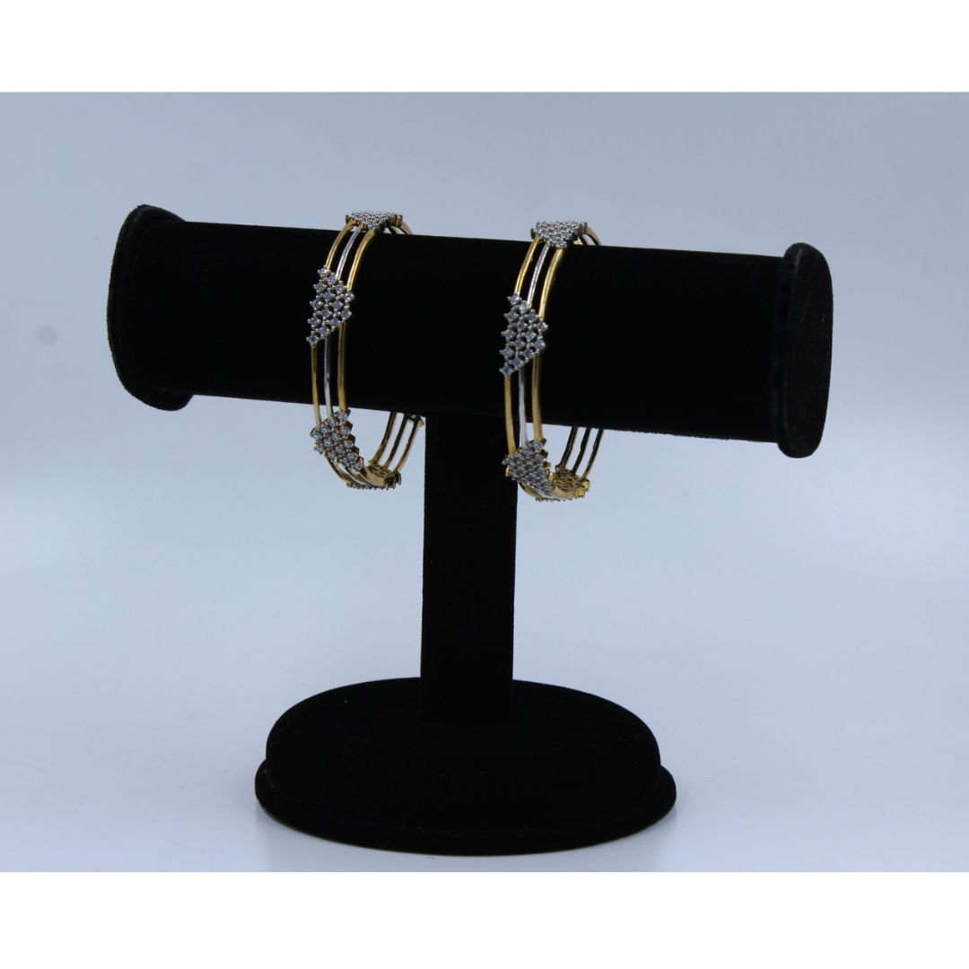 Regal Radiance American Diamond Bangles