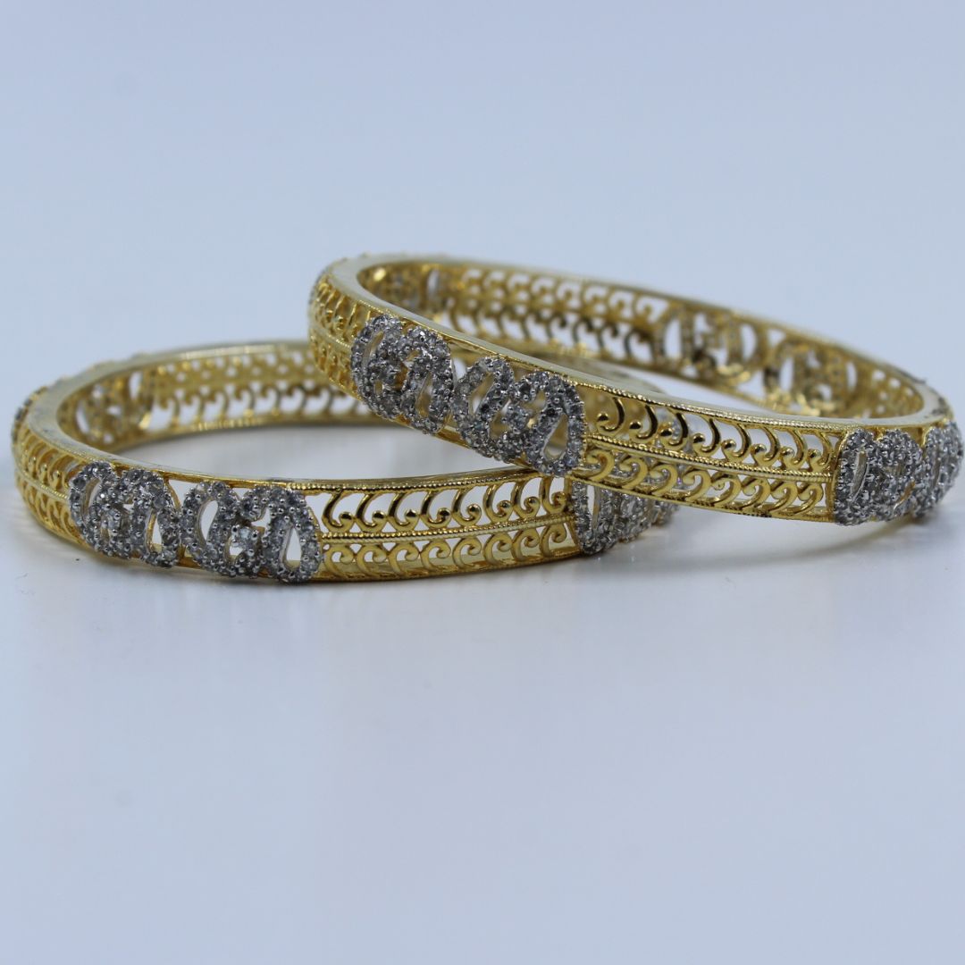 Regal Twist American Diamond Bangles