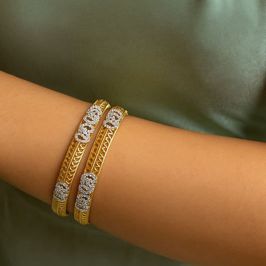 Regal Twist American Diamond Bangles