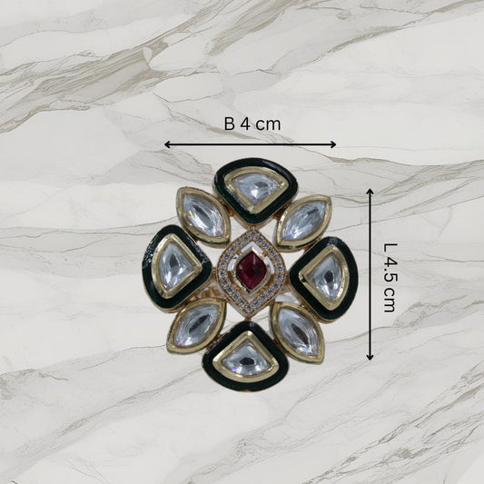 Royal Radiance Kundan Ring