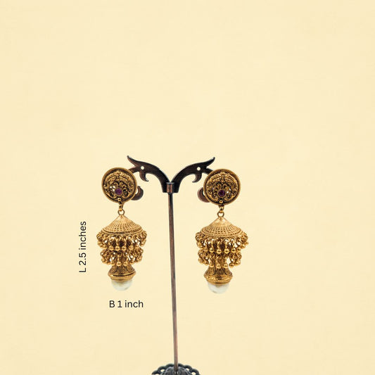 Sharvani Temple Jhumkas