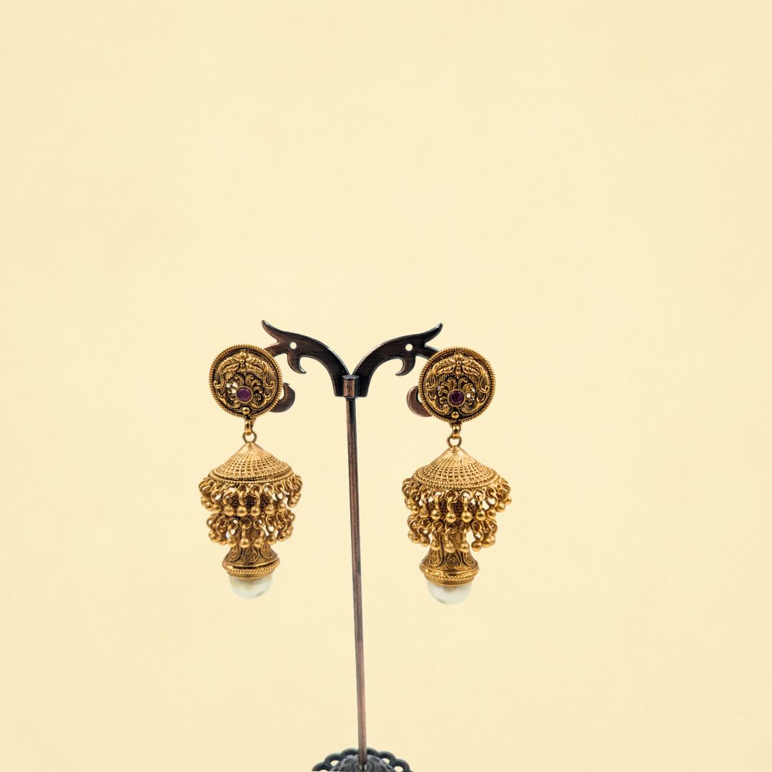 Sharvani Temple Jhumkas