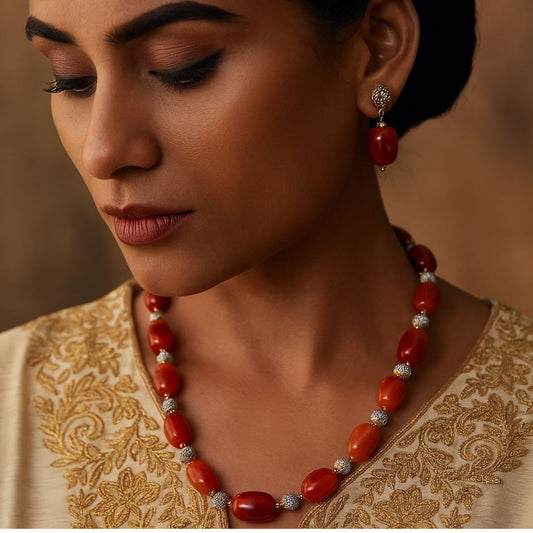 Sunset Glow Korean Fashion Jewelry Set